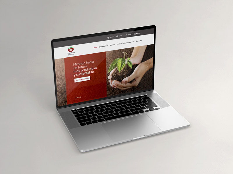 Sitio web URF- Unión Rural de Flores