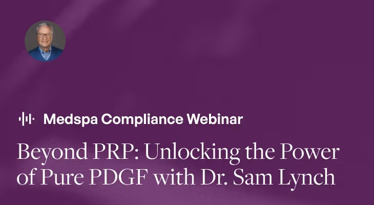 A presentation featuring Dr. Sam Lynch exploring the potential of pure PDGA in a conference room.