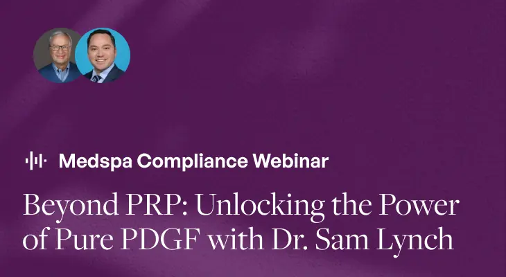 A presentation featuring Dr. Sam Lynch exploring the potential of pure PDGA in a conference room.