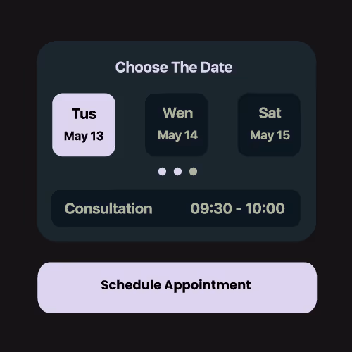Kalam Schedule appointment with virtual assistant solution
