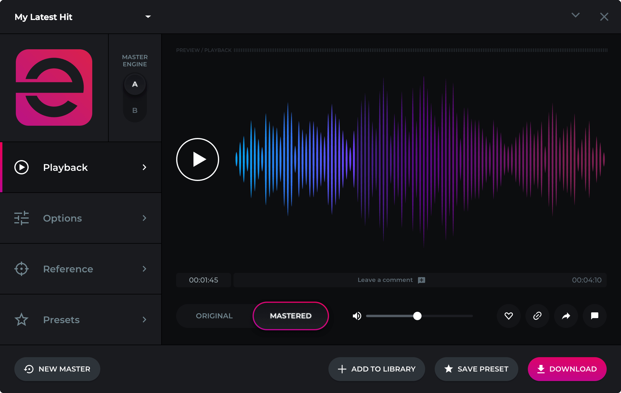eMastered music