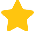 Yellow five-pointed star icon on white background.