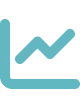 Line graph icon showing an upward trend with two peaks.