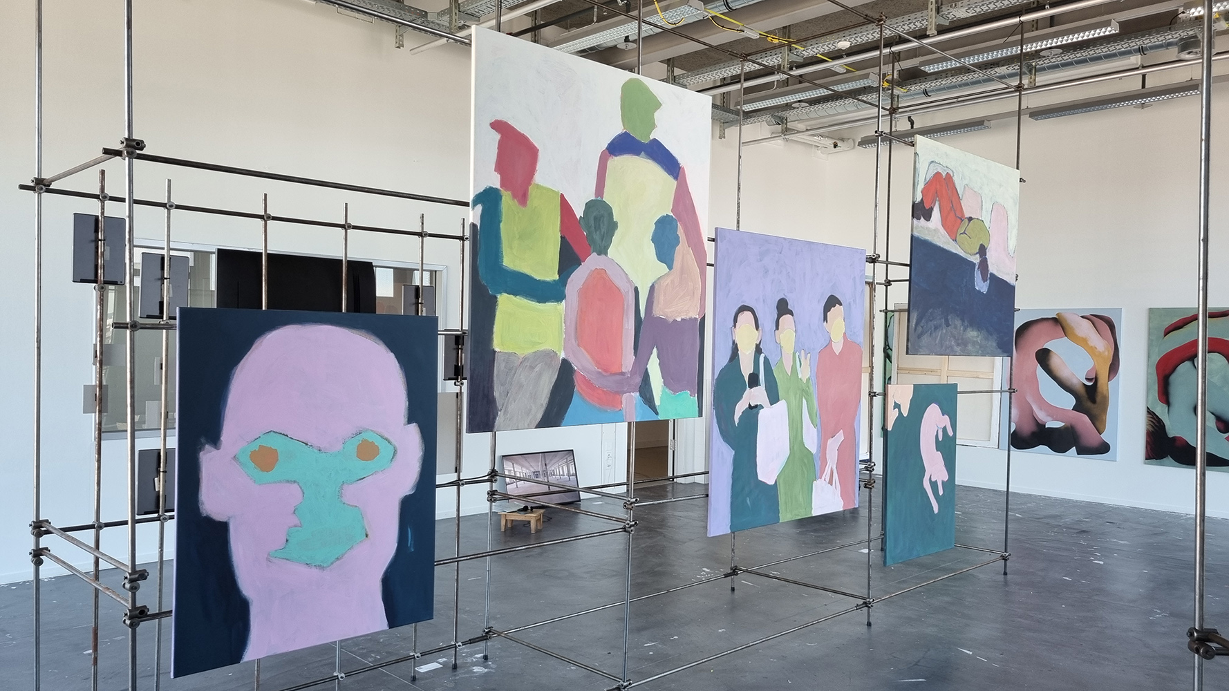 Ausstellungsansicht Diplom Master Kunstpädagogik