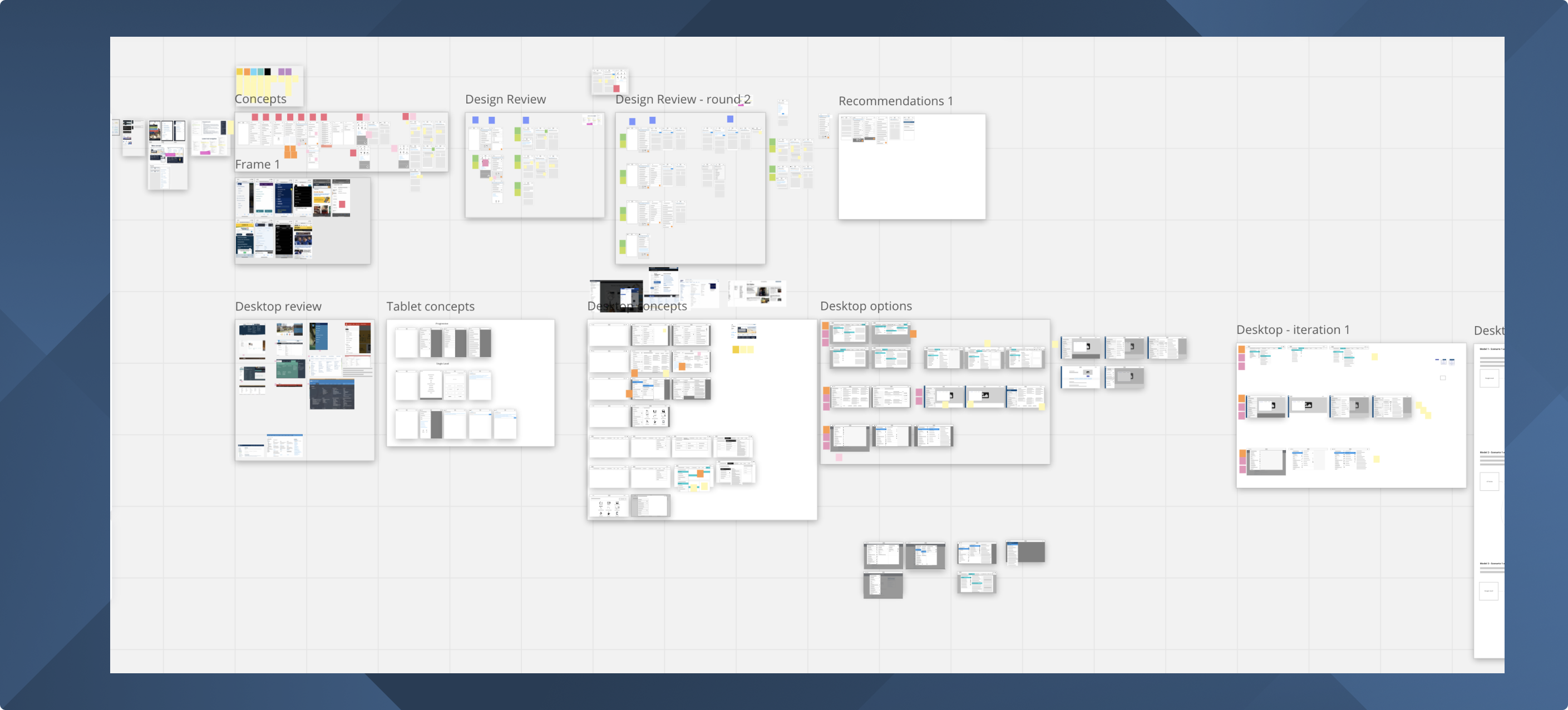 Navigation ideation and concepts