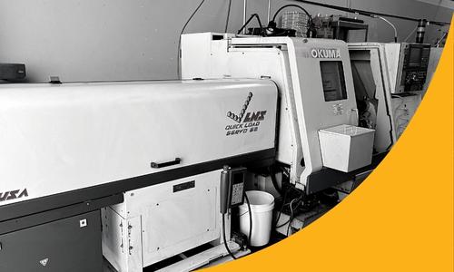 Okuma Captain-L370 Equipped with LNS Quick Load Servo S2