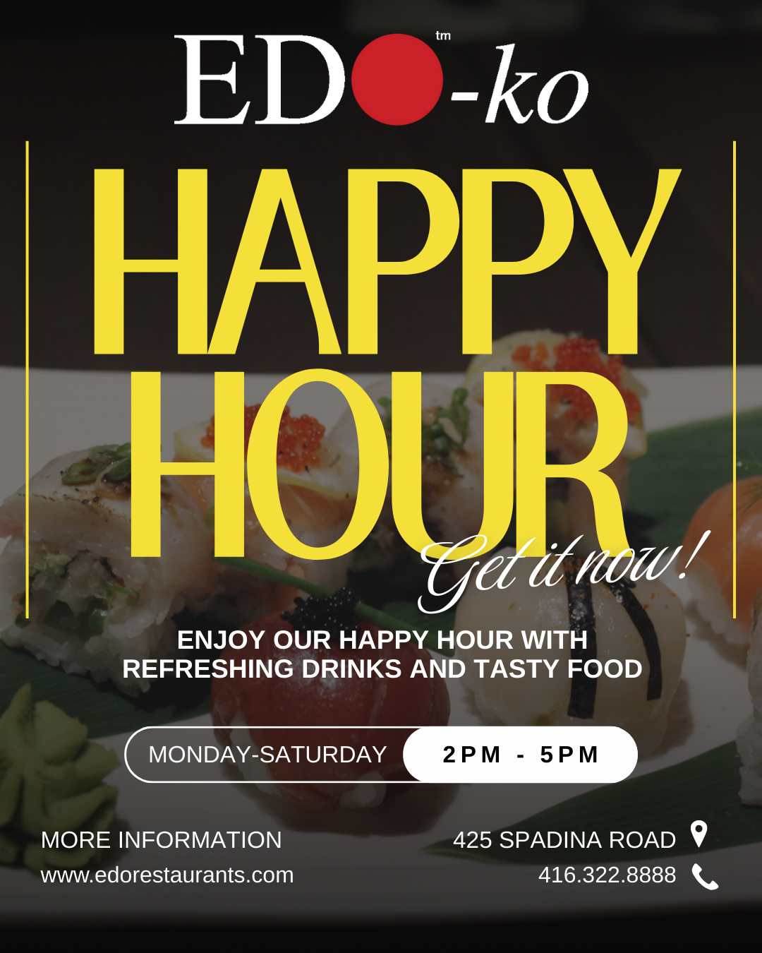 Happy Hour @ EDO-ko