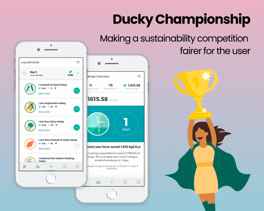 Ducky Championship - Making a sustainability competition fairer for the user 