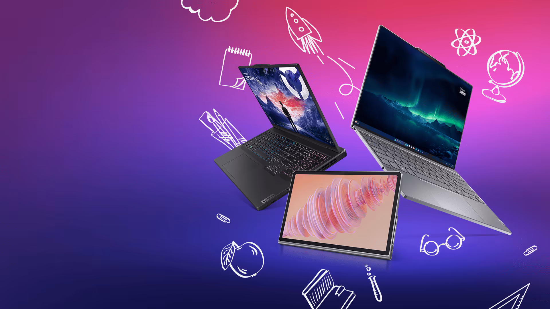 Ми продовжуємо навчатися: іміджева кампанія для Lenovo до Дня знань