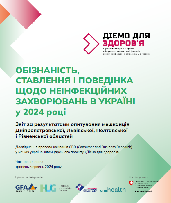Awareness, Attitudes, and Behavior Regarding Non-Communicable Diseases in Ukraine in 2024