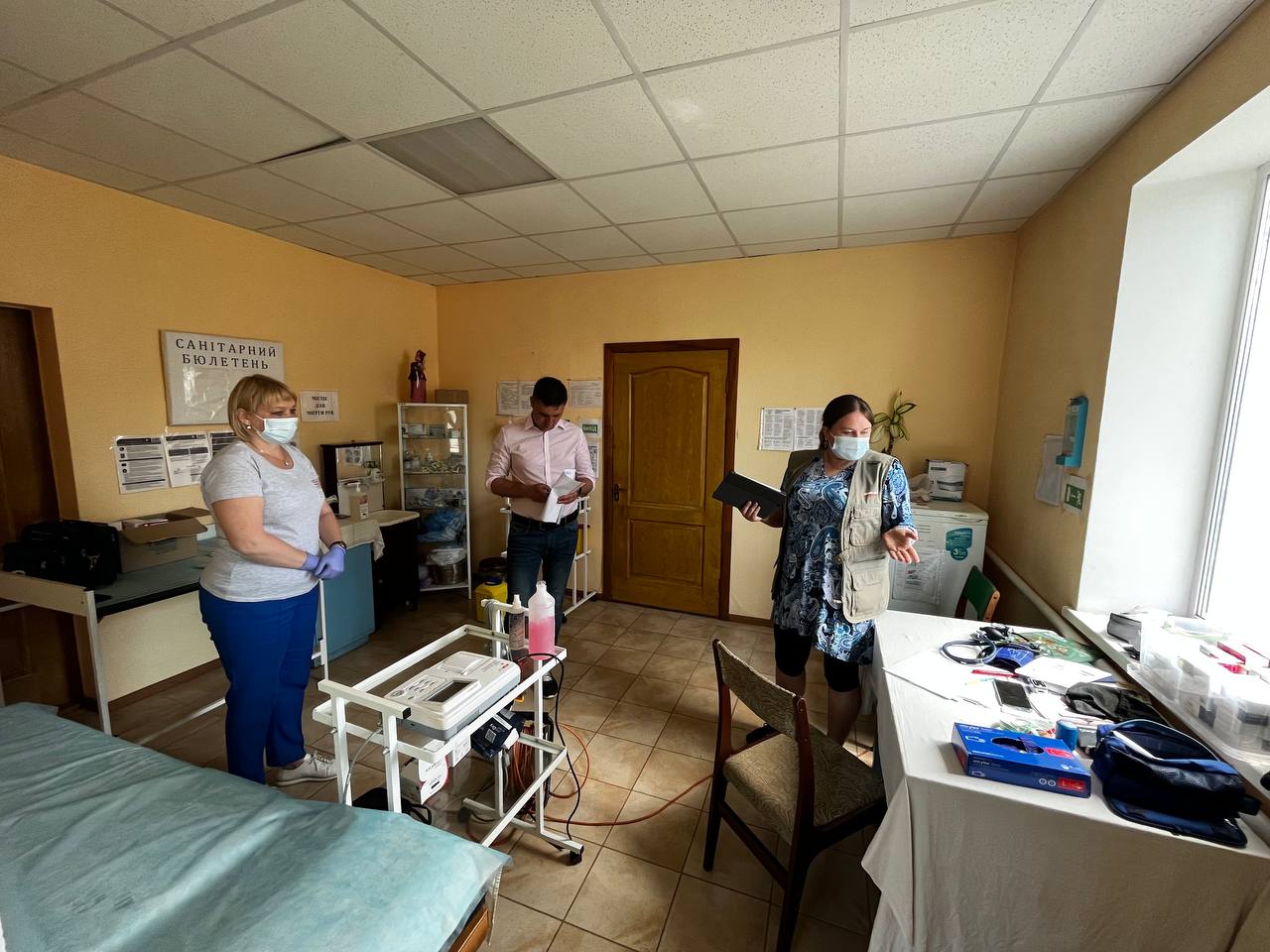 Monitoring visit to mobile medical teams in Poltava oblast