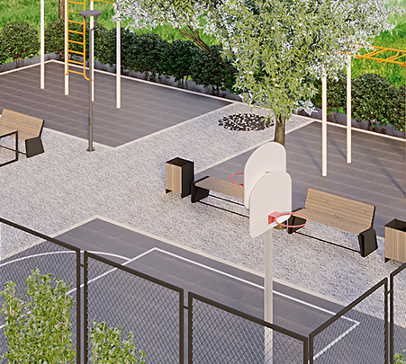 Projects for physical activity spaces for communities