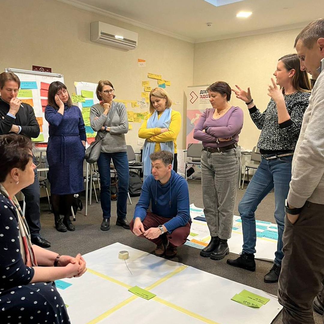 A three-day strategic session of the Ukrainian-Swiss project “Act for Health” held in Lviv
