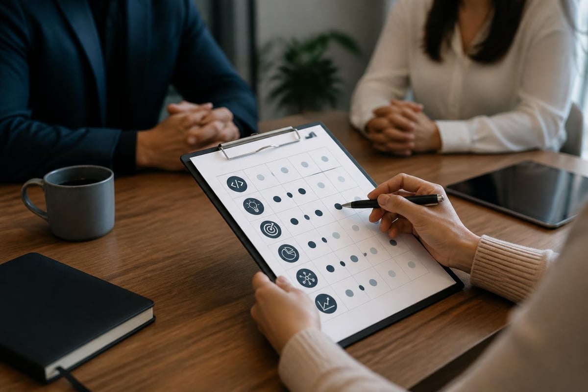 Hiring evaluation framework for digital specialists