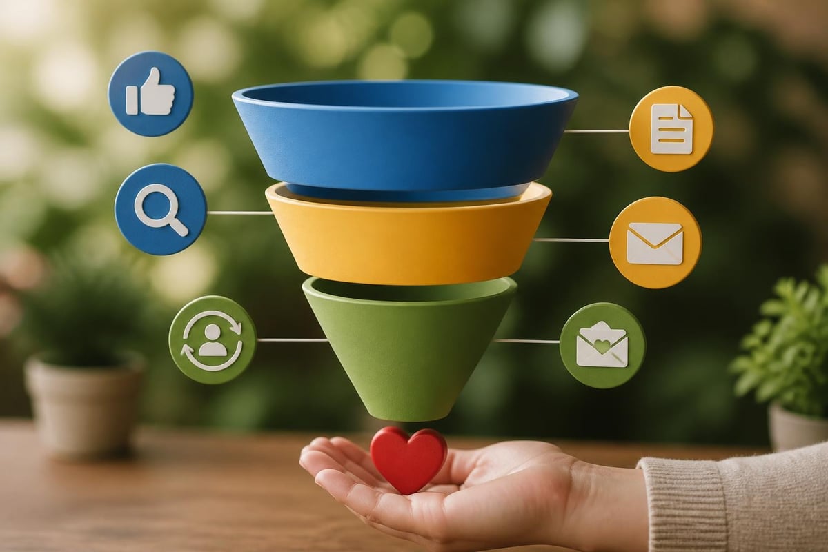 Fundraising funnel structure