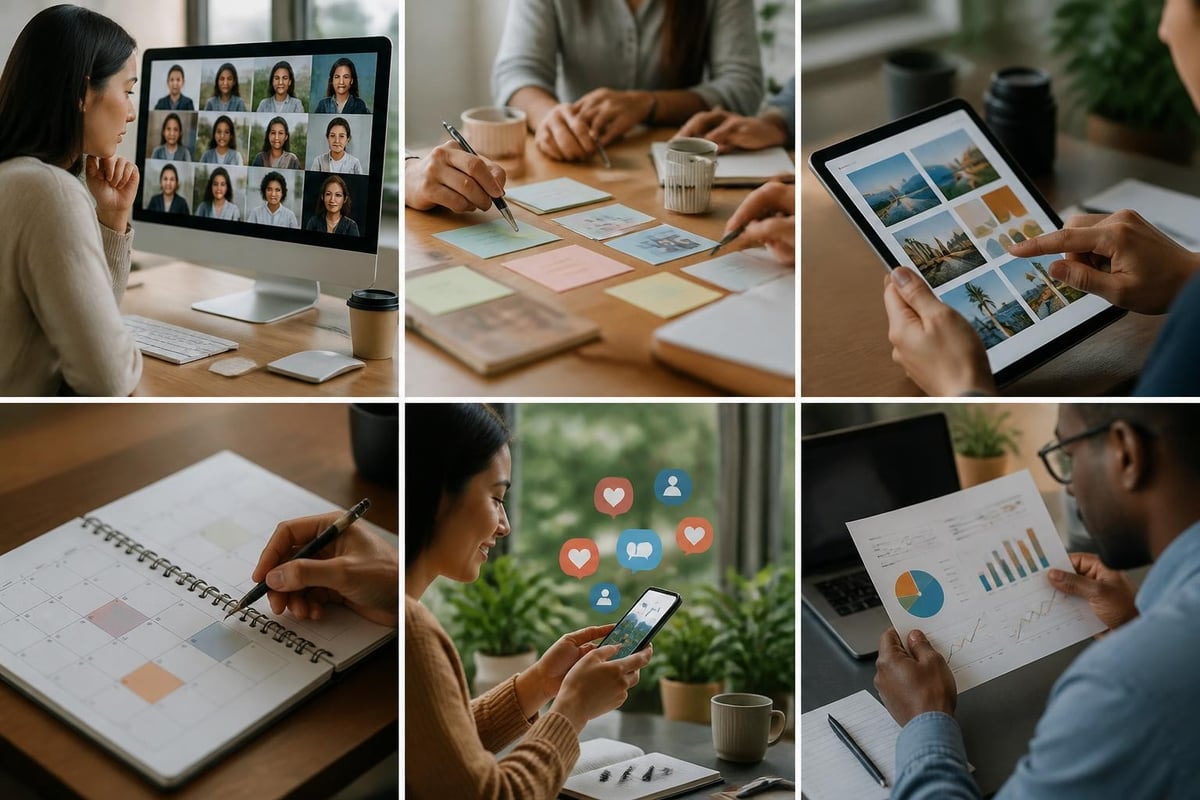 Social media content workflow