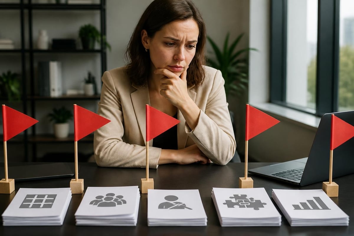 Warning signs when evaluating consultants