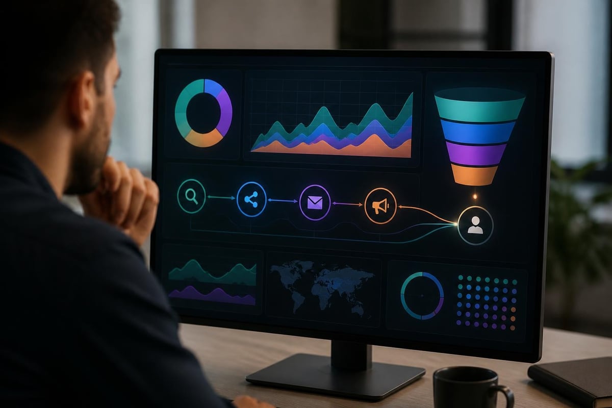 Marketing analytics dashboard