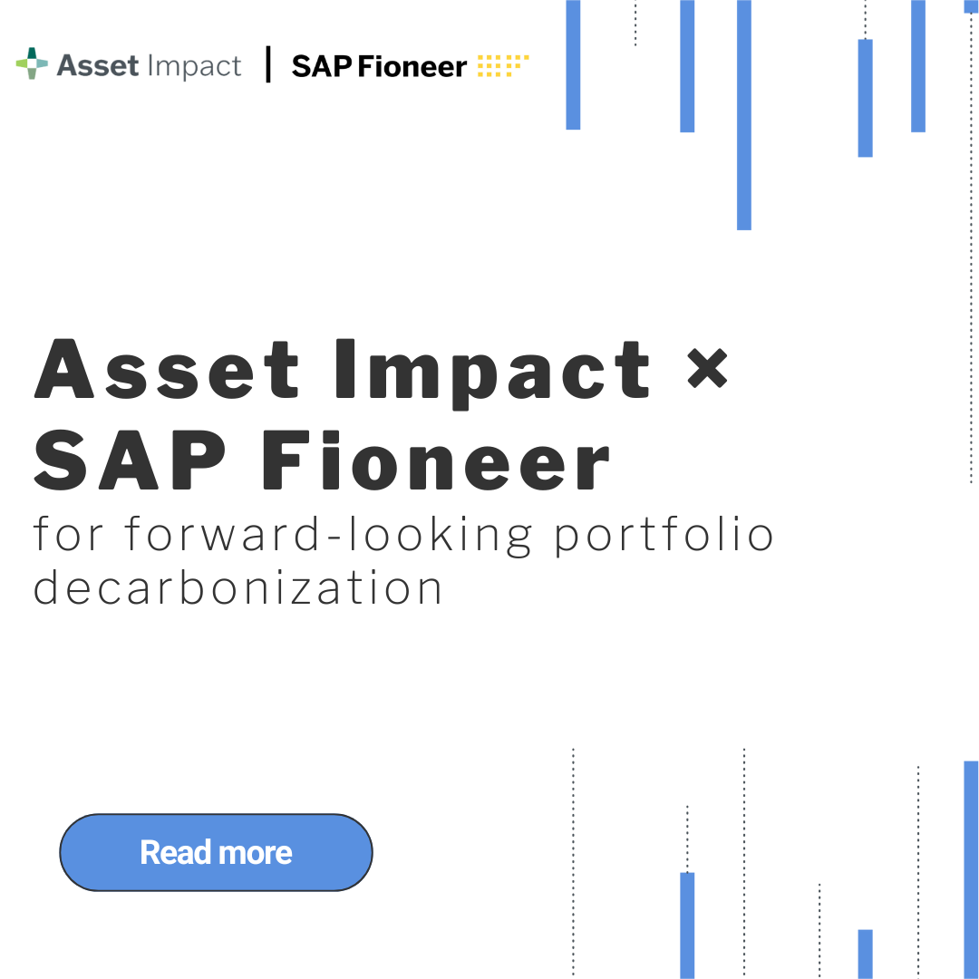 Asset Impact and SAP Fioneer partner to bring forward-looking climate transition intelligence into core banking 