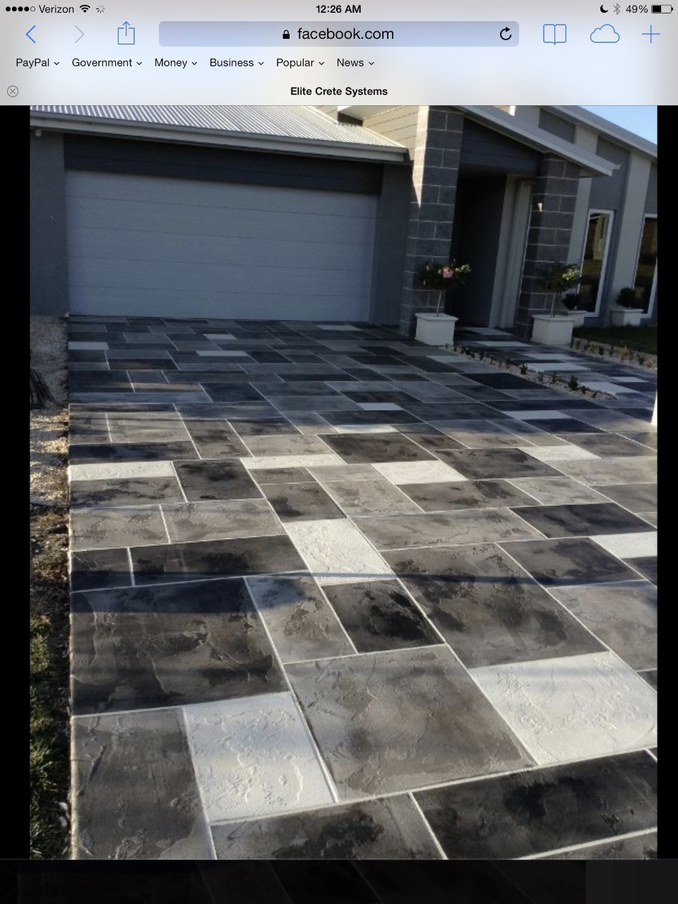 Concrete Overlay On Driveway