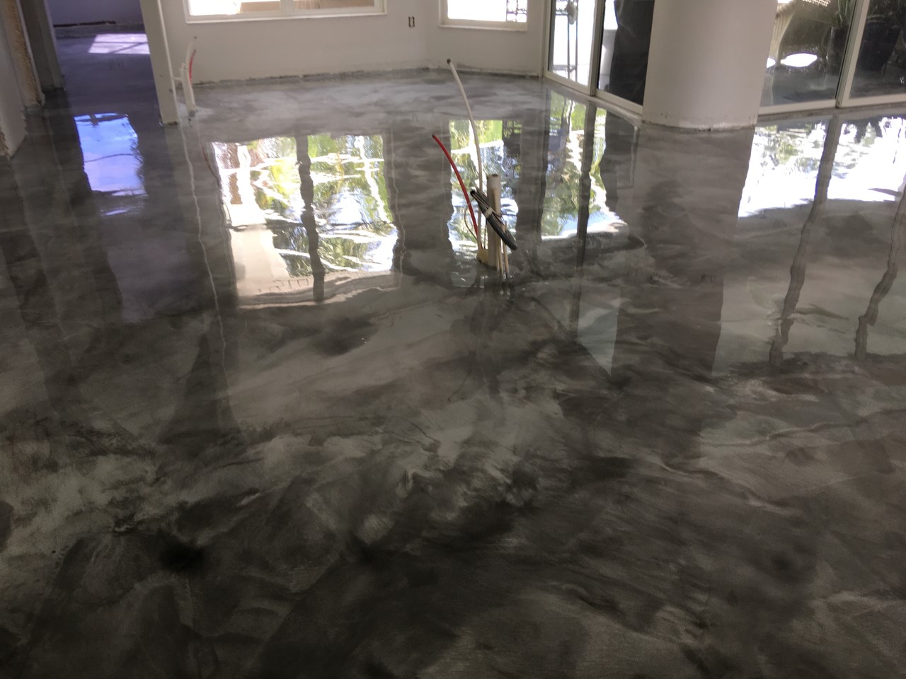 Epoxy Floor Coating Inside Home