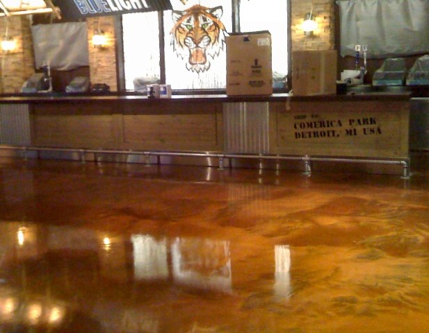 Commercial Epoxy Metallic Floor