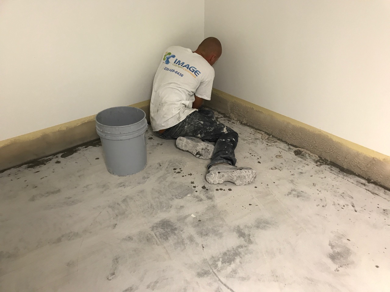 Epoxy Coving Installation