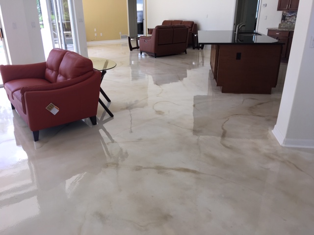 Metallic Epoxy Floor Coating In Cape Coral FL
