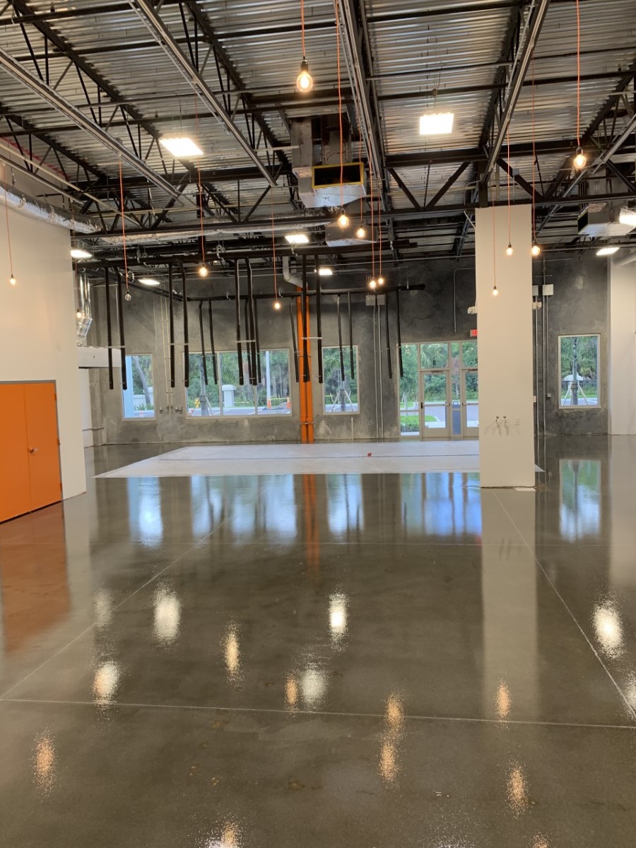 Clear Grind And Seal Epoxy Floor