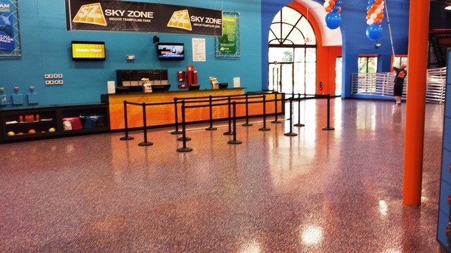 Epoxy Flake Flooring In Cape Coral Florida