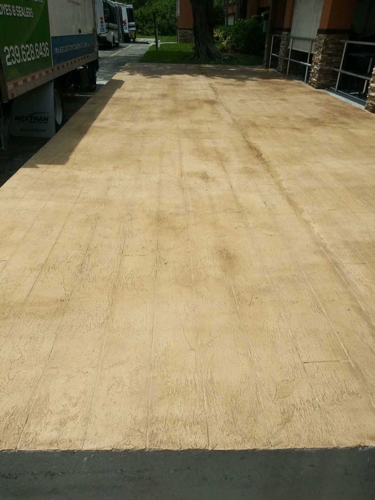Outside Concrete Resurfacing