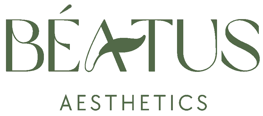 Beatus logo with the word 'BEATUS' in uppercase stylized lettering and the tagline 'premium organic products' below.