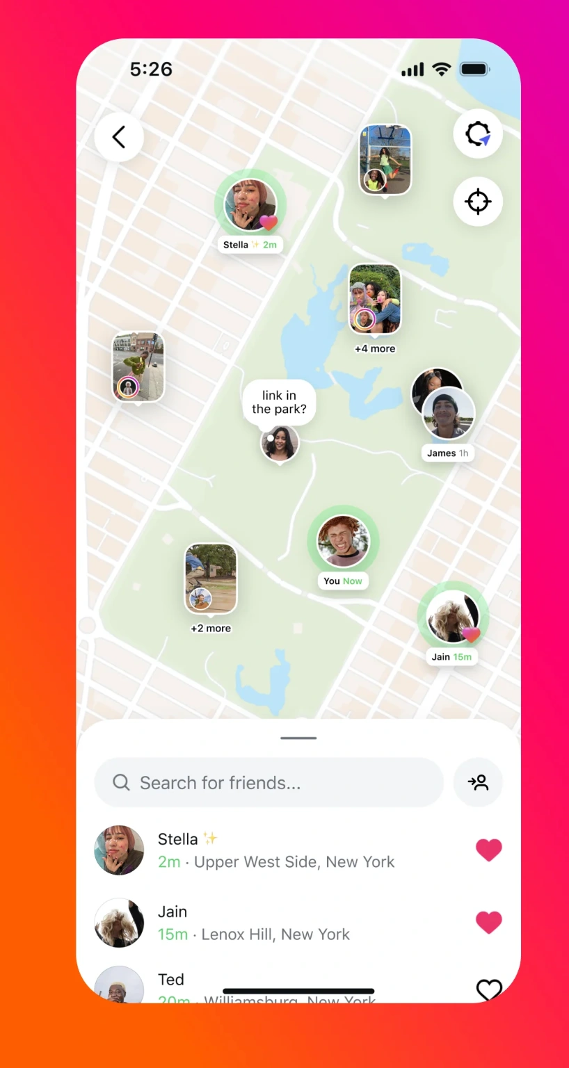 how to use Instagram map feature 