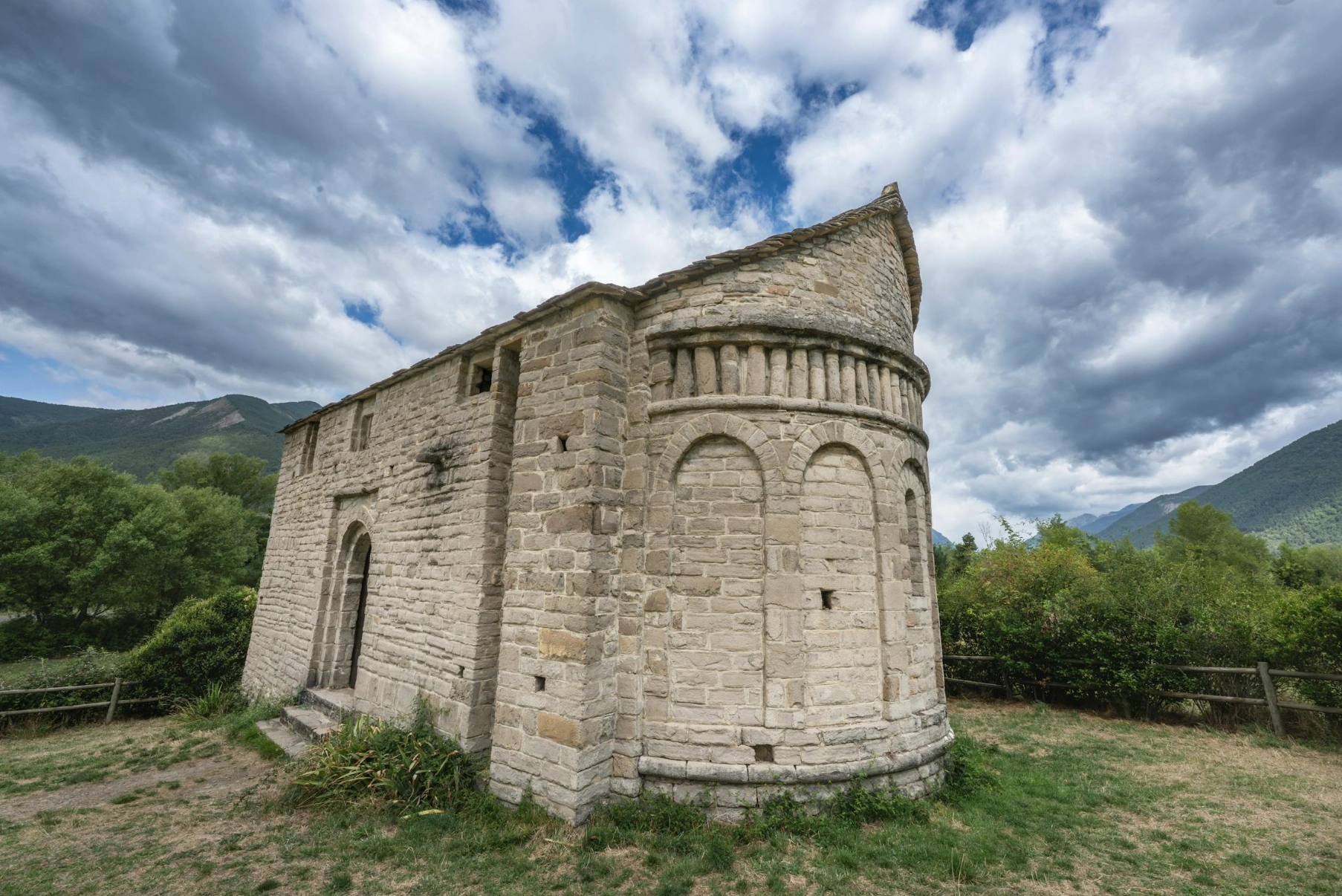 image of an old church