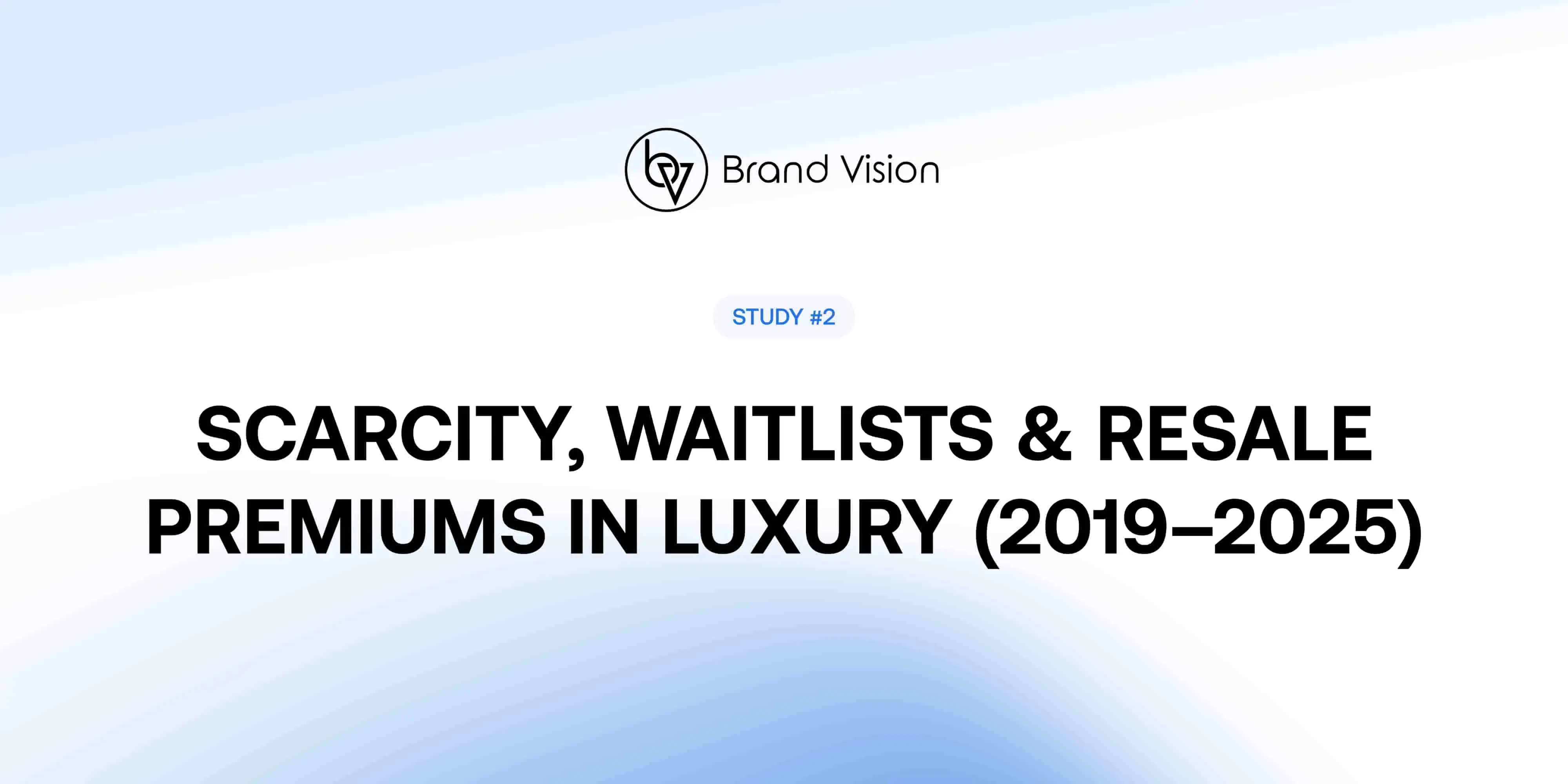 STUDY #2 — Scarcity, Waitlists & Resale Premiums in Luxury (2019–2025)