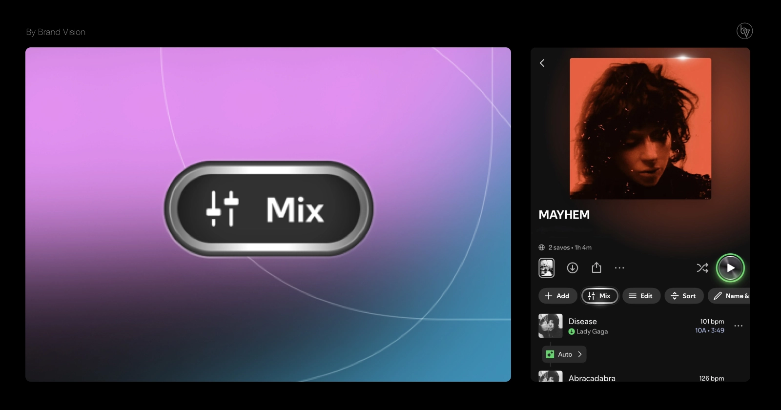 Spotify Mix Feature.