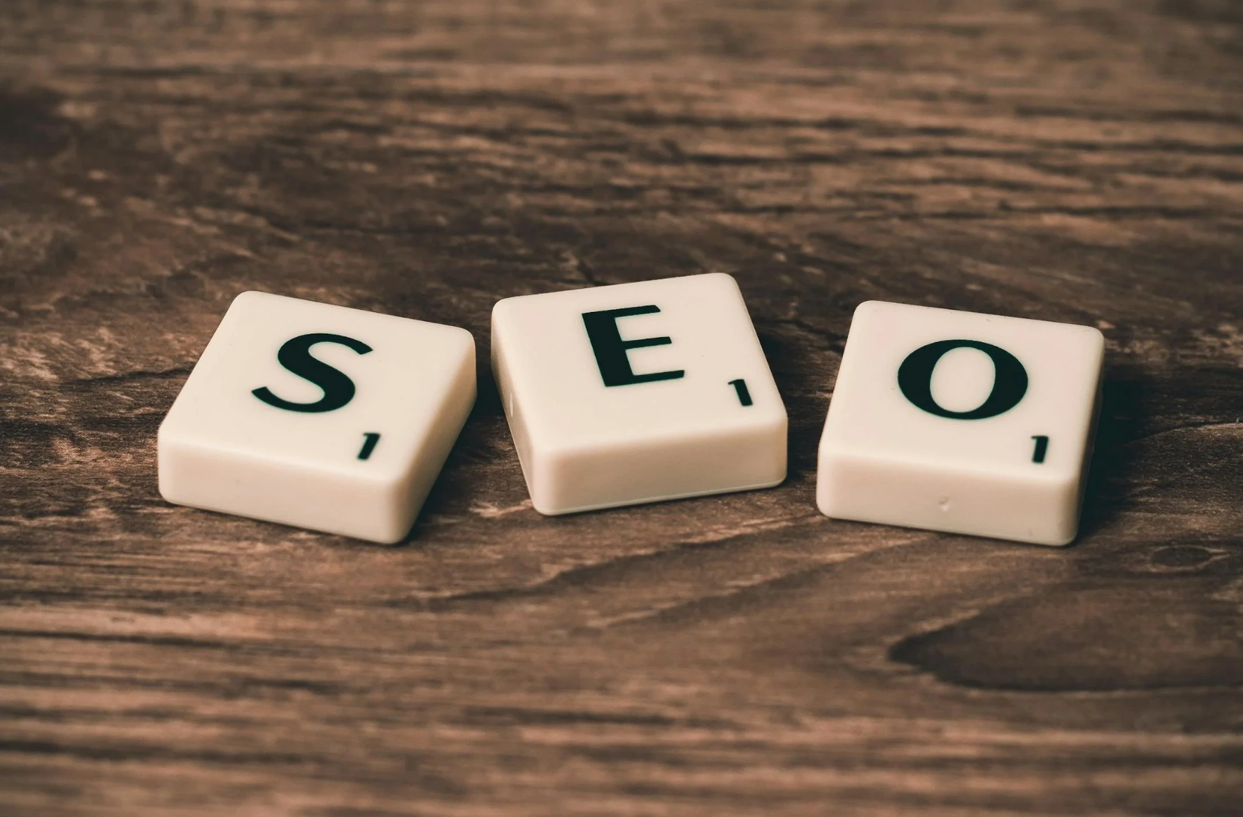 SEO word on display