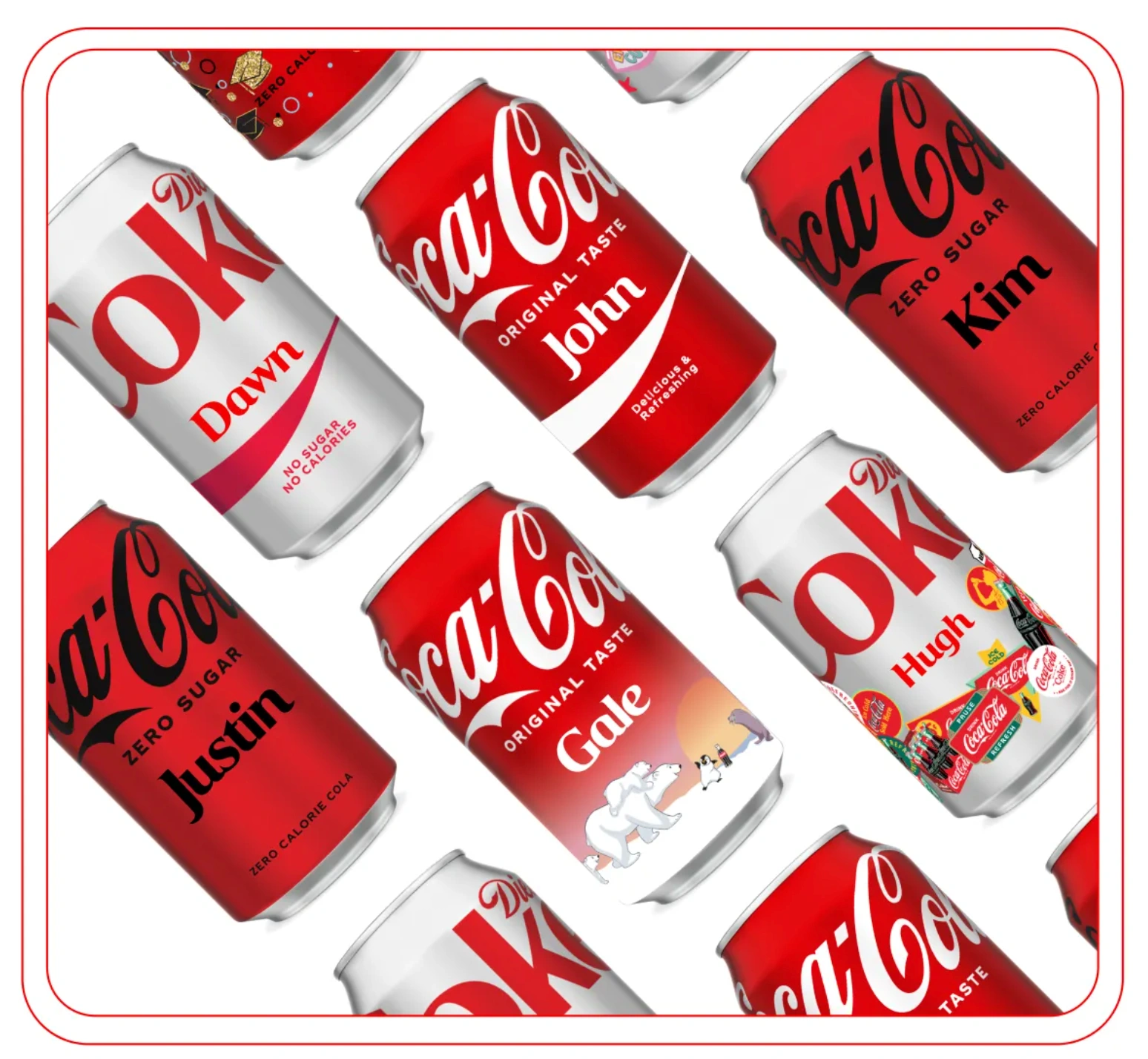Coca-cola marketing material