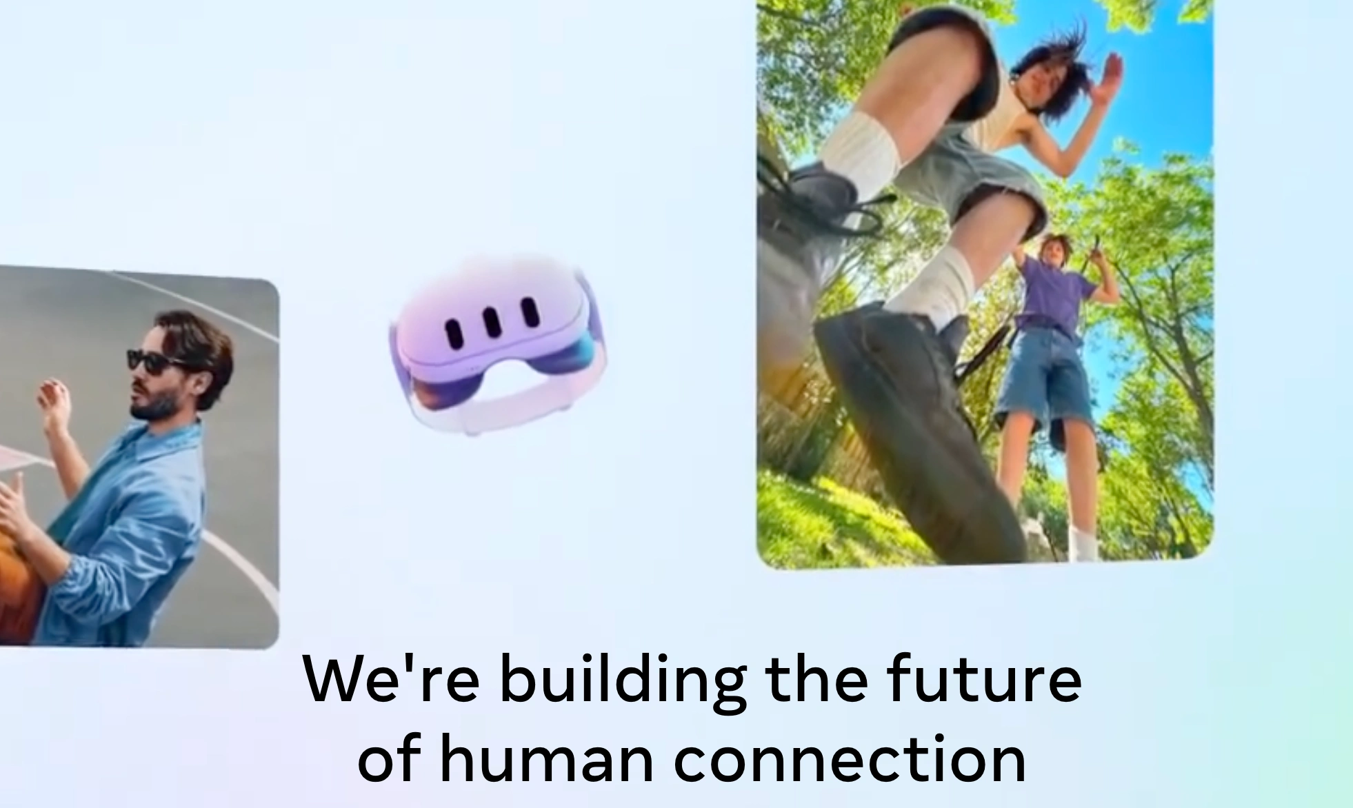 Meta website still