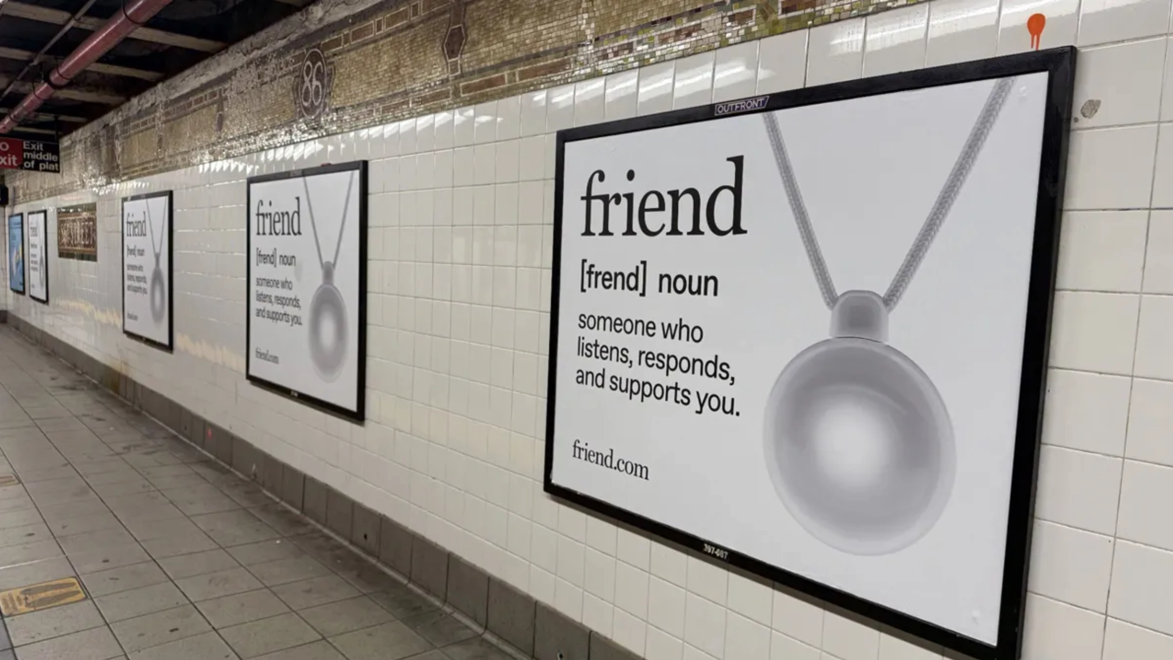 Friend’s NYC subway campaign