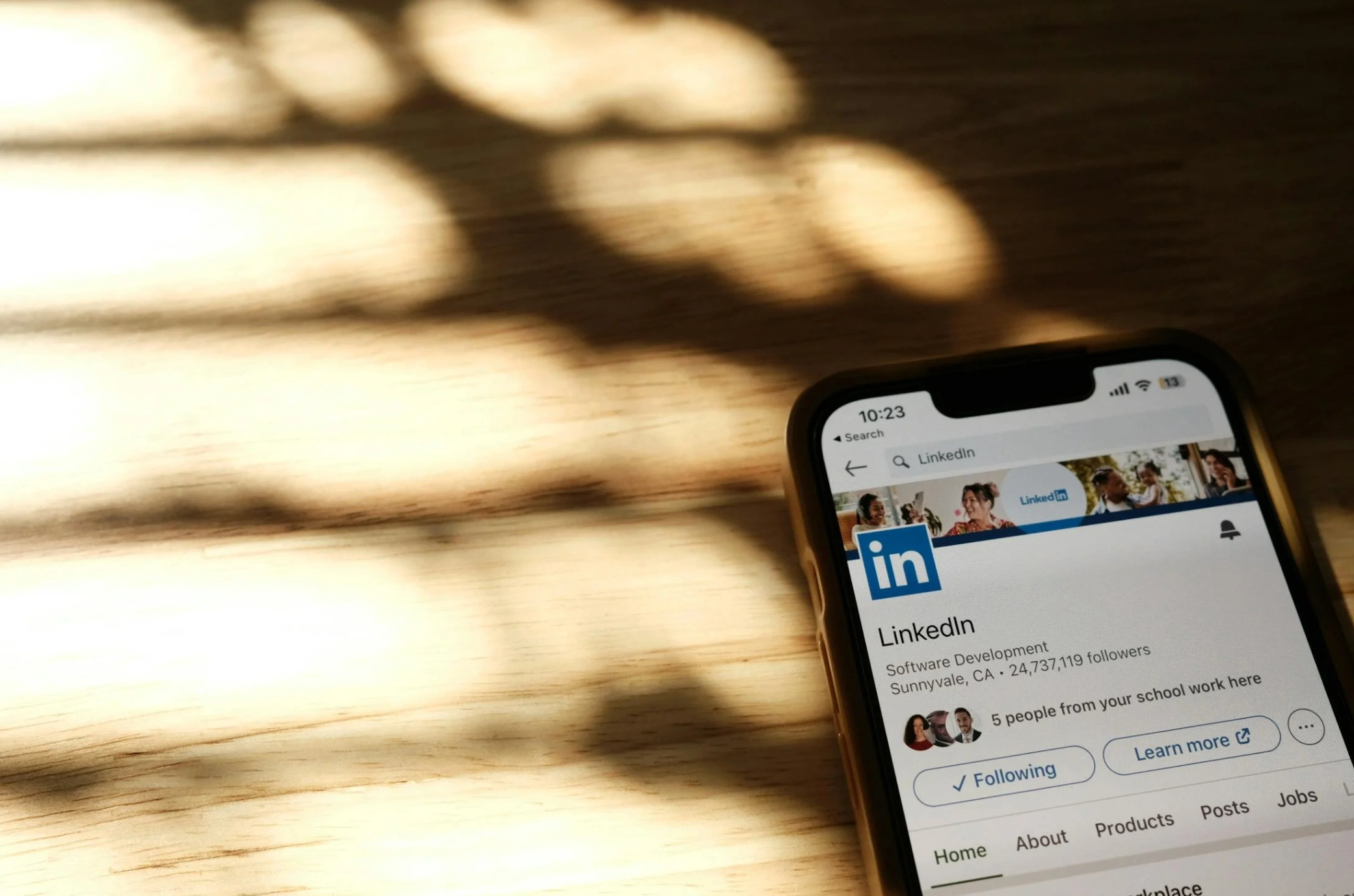 LinkedIn social networking app