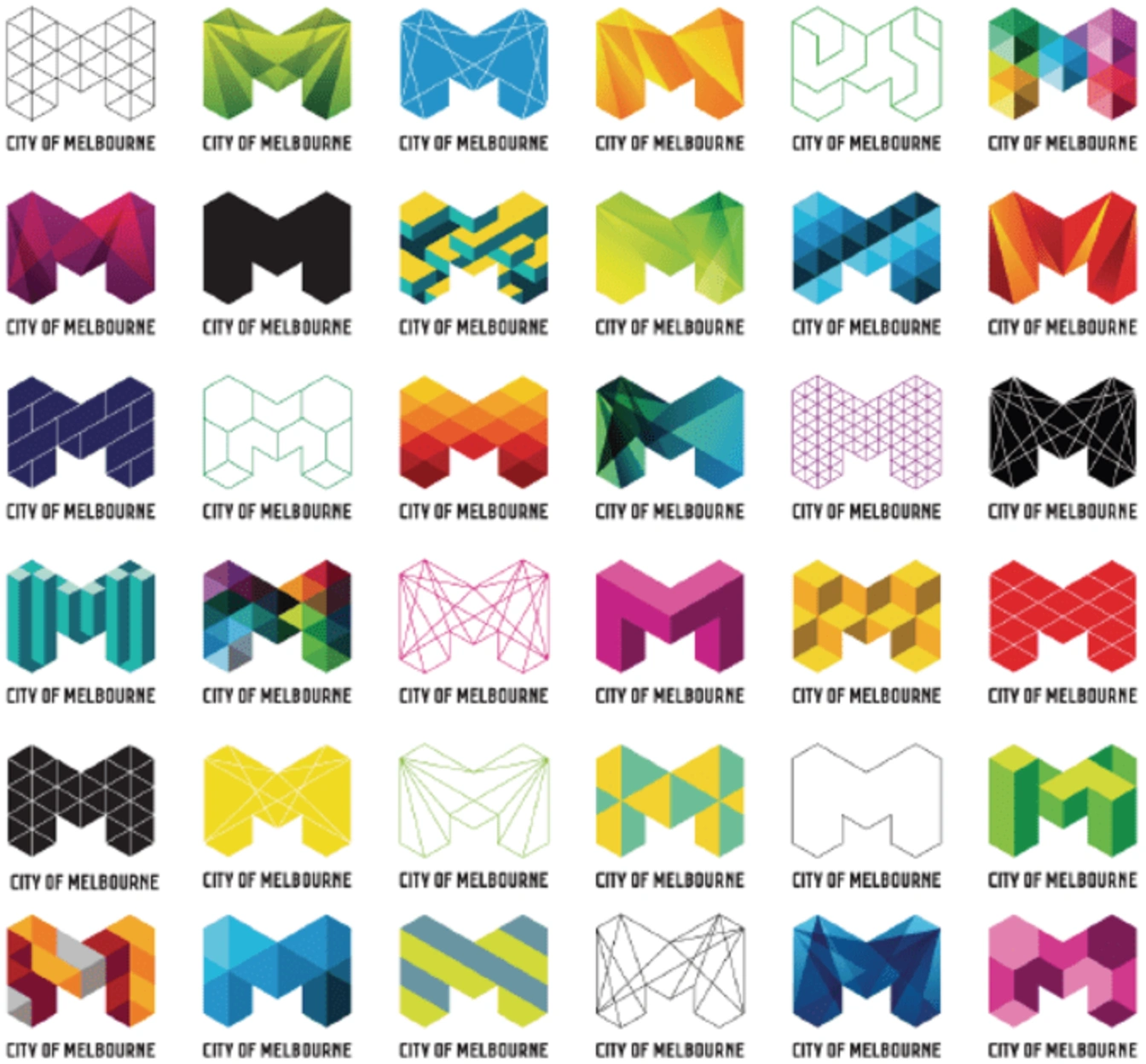 City of Melbourne logos