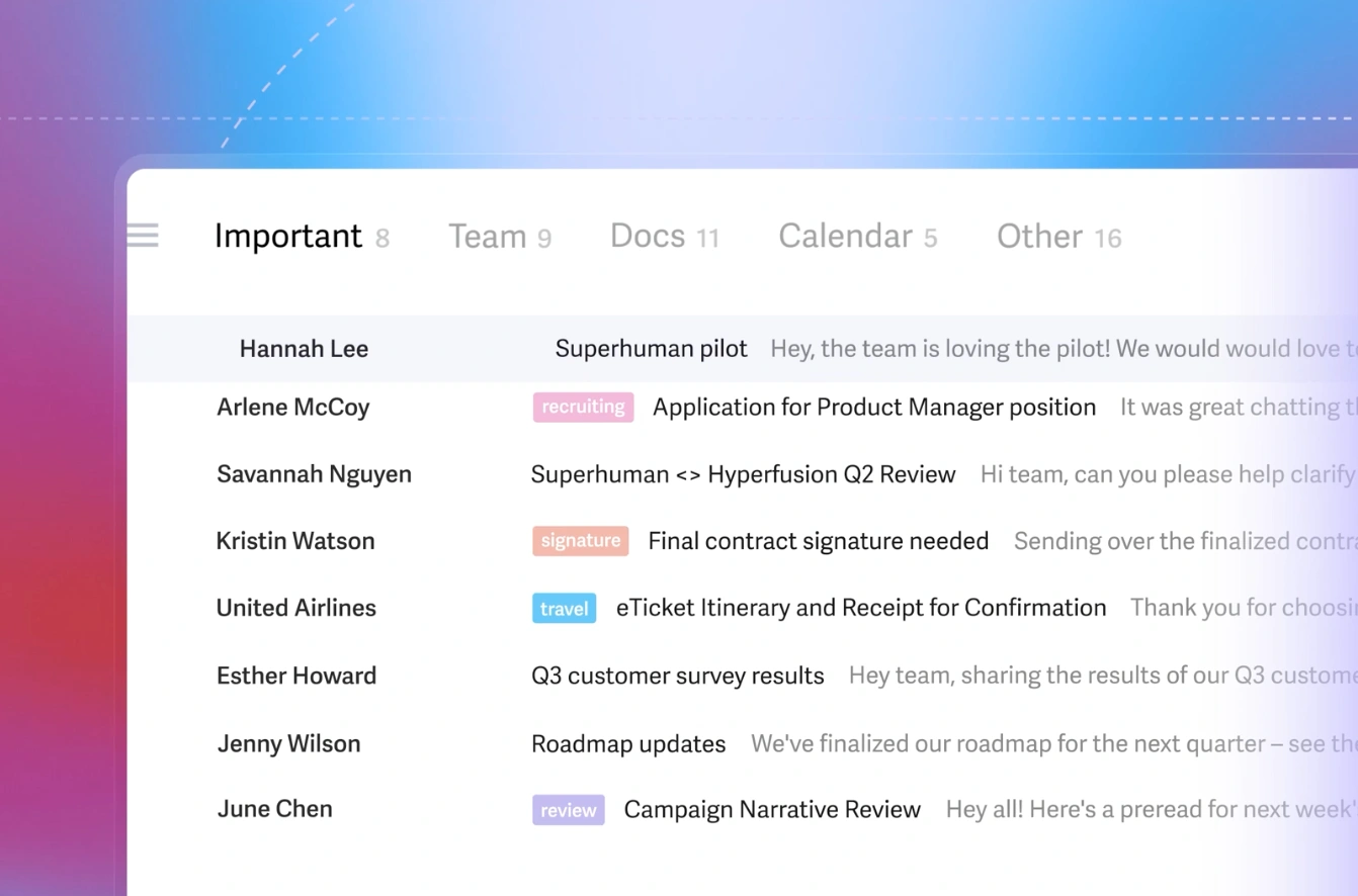Grammarly rebrand to Superhuman features