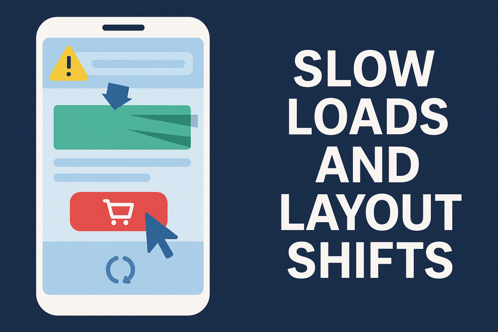 mobile UX audit: slow loads