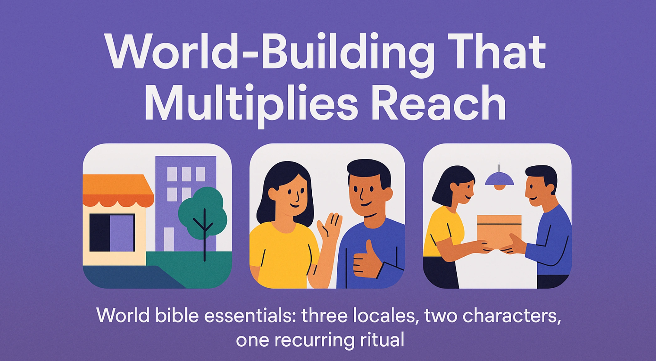 World-building for depth that multiplies reach