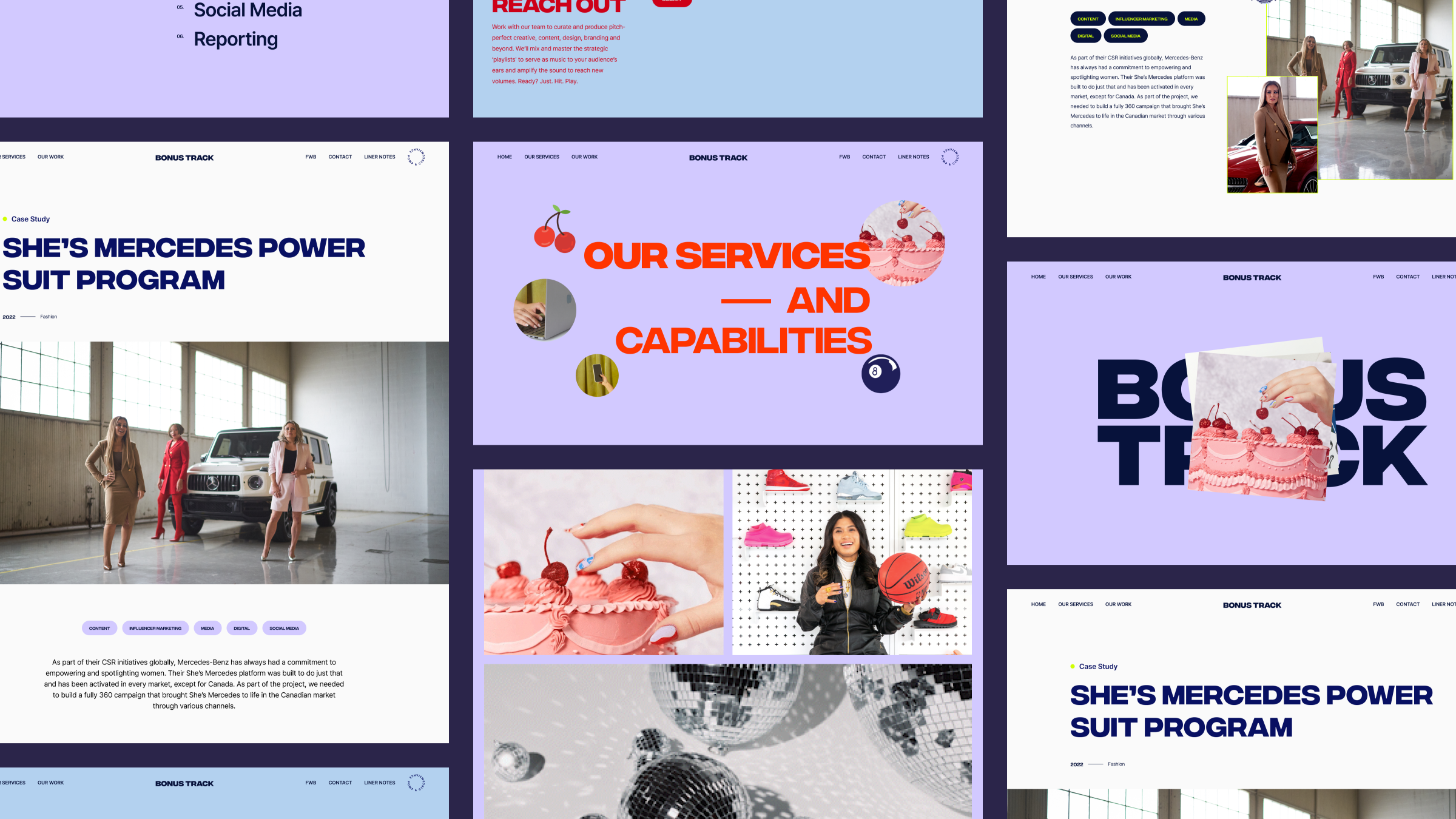 Engaging Website for Bonus Track: Powered by Brand Vision Marketing.