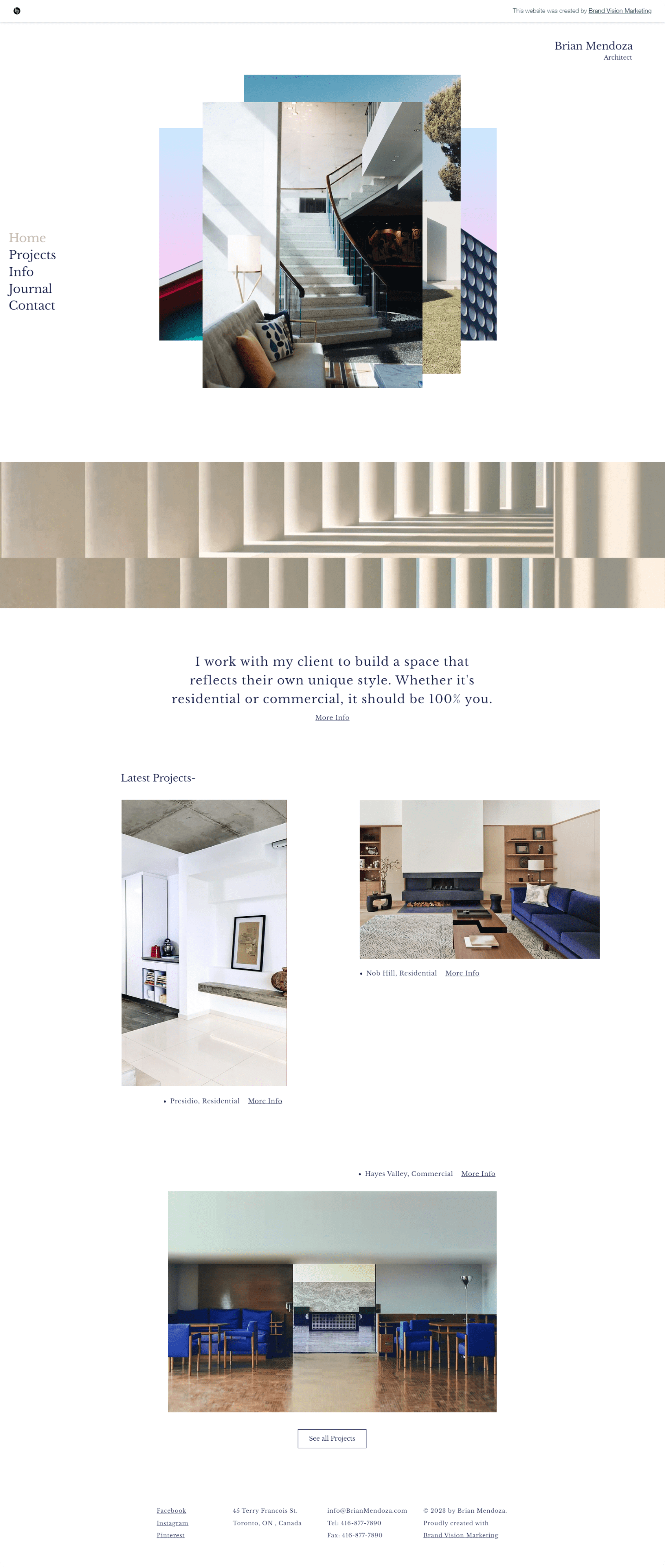 Brand Vision Marketing Showcases Brian Mendoza's Visionary Architectural Styles.