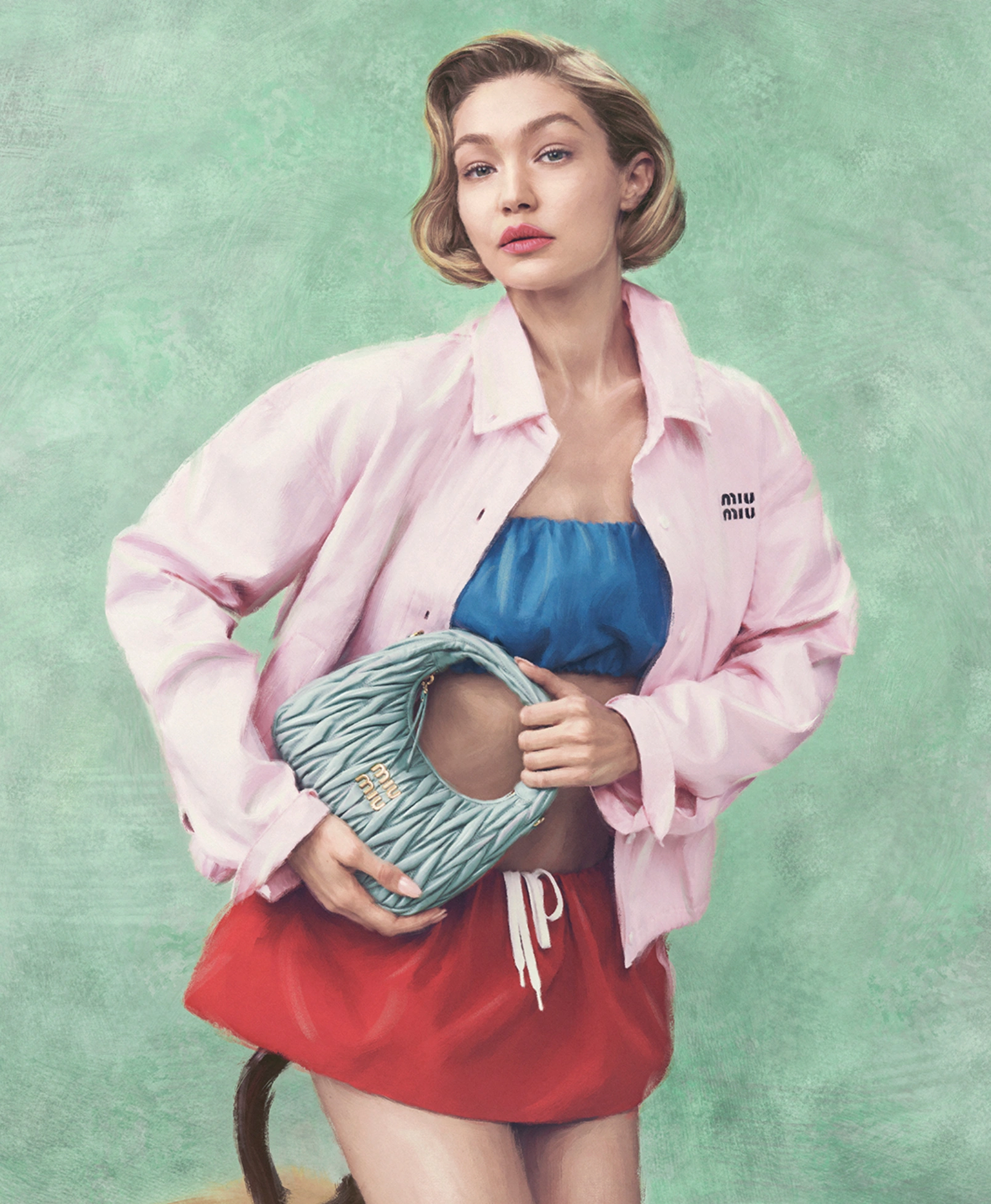 Gigi Hadid for Miu Miu