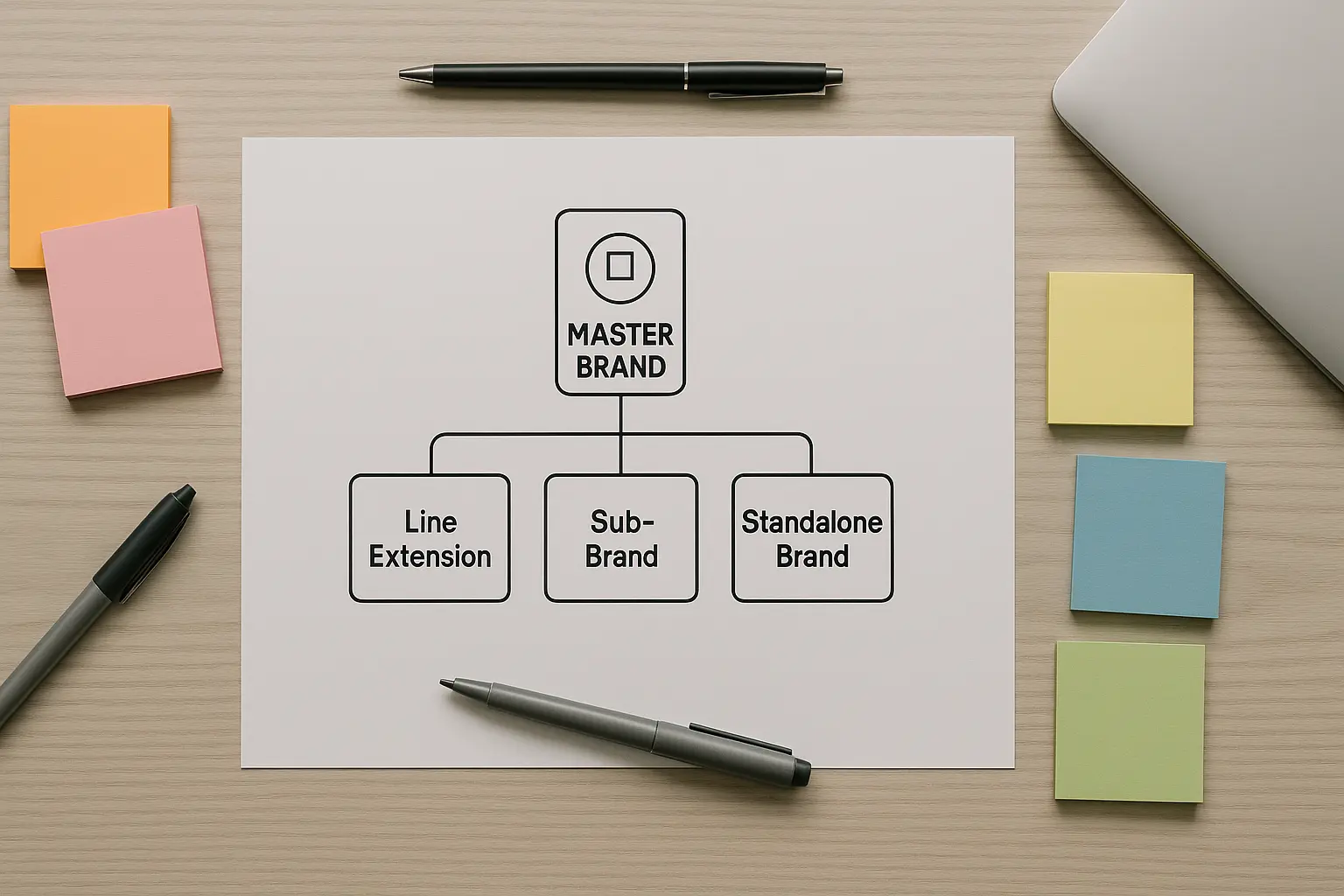 line extensions, sub-brands, standalone brands