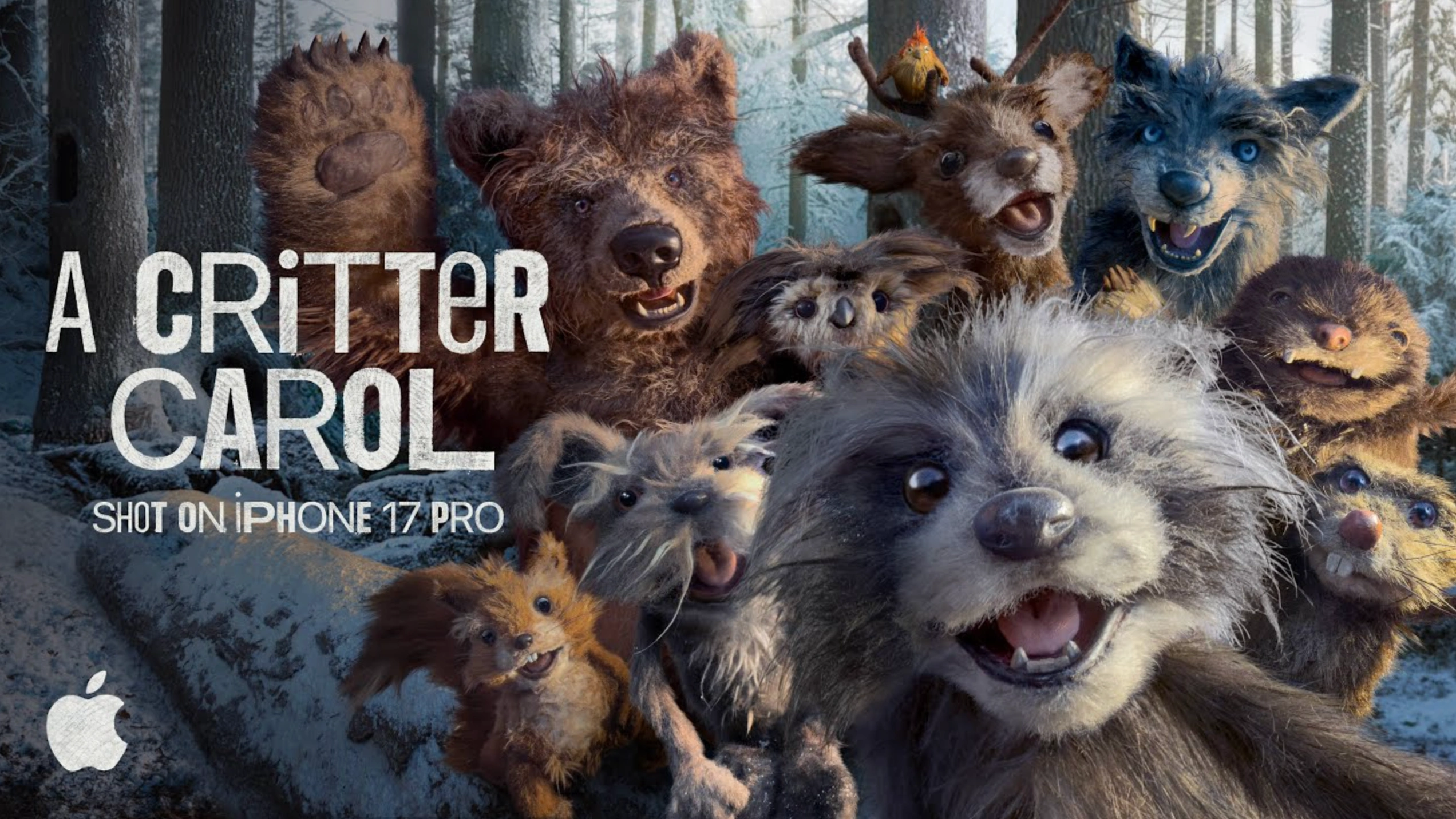 Apple A Critter Carol campaign